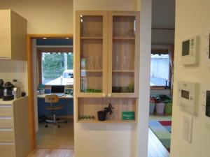 リフォーム　収納　飾り棚